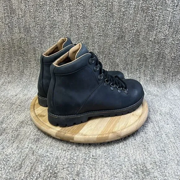 NEW Birkenstock Jackson Black Nubuck Leather Boots Women Size 37 US 6 Narrow Fit - Picture 3 of 9